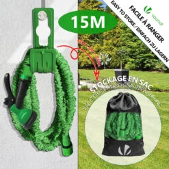 Tuyau D’Arrosage Extensible 15m Avec Accessoires Vert(Tuyau D Arrosage Extensible 15m Avec Accessoires Vert) -Boutique Vounot 5 db021840 d191 4356 b1ae 6d5a5ce544b3