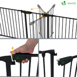 Barriere De Securite Cheminee Pliable 3.75M 6 Panneaux Noir(Barriere De Securite Cheminee Pliable 3 75m 6 Panneaux Noir) -Boutique Vounot 5 e0eaaae0 2243 45e9 9a2f 1ec592a40bab