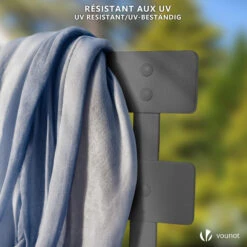 Ensemble Bistro Extérieur 1 Table 2 Chaises Acier Gris(Ensemble Bistro Exterieur 1 Table 2 Chaises Acier Gris 1) -Boutique Vounot 5 e8131ee3 598d 4e3c 9e9e ab6c9c0648fa