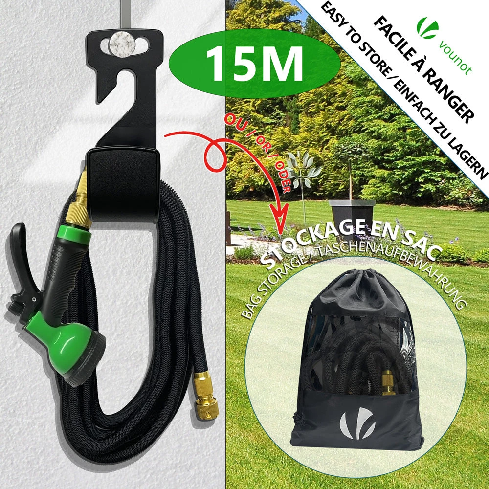Tuyau D’Arrosage Extensible 15m Renforce Avec Accessoires Noir(Tuyau D Arrosage Extensible 15m Renforce Avec Accessoires Noir) 5 Tuyau D’Arrosage Extensible 15m Renforce Avec Accessoires Noir(Tuyau D Arrosage Extensible 15m Renforce Avec Accessoires Noir) – Image 5