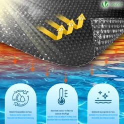 Bache A Bulle Piscine 120 Microns Ronde Decoupable Ø457cm Noir(Bache A Bulle Piscine 120 Microns Ronde Decoupable O457cm Noir) -Boutique Vounot 6 02a5b9d2 b91f 4e4f aafd 1f2db927962d