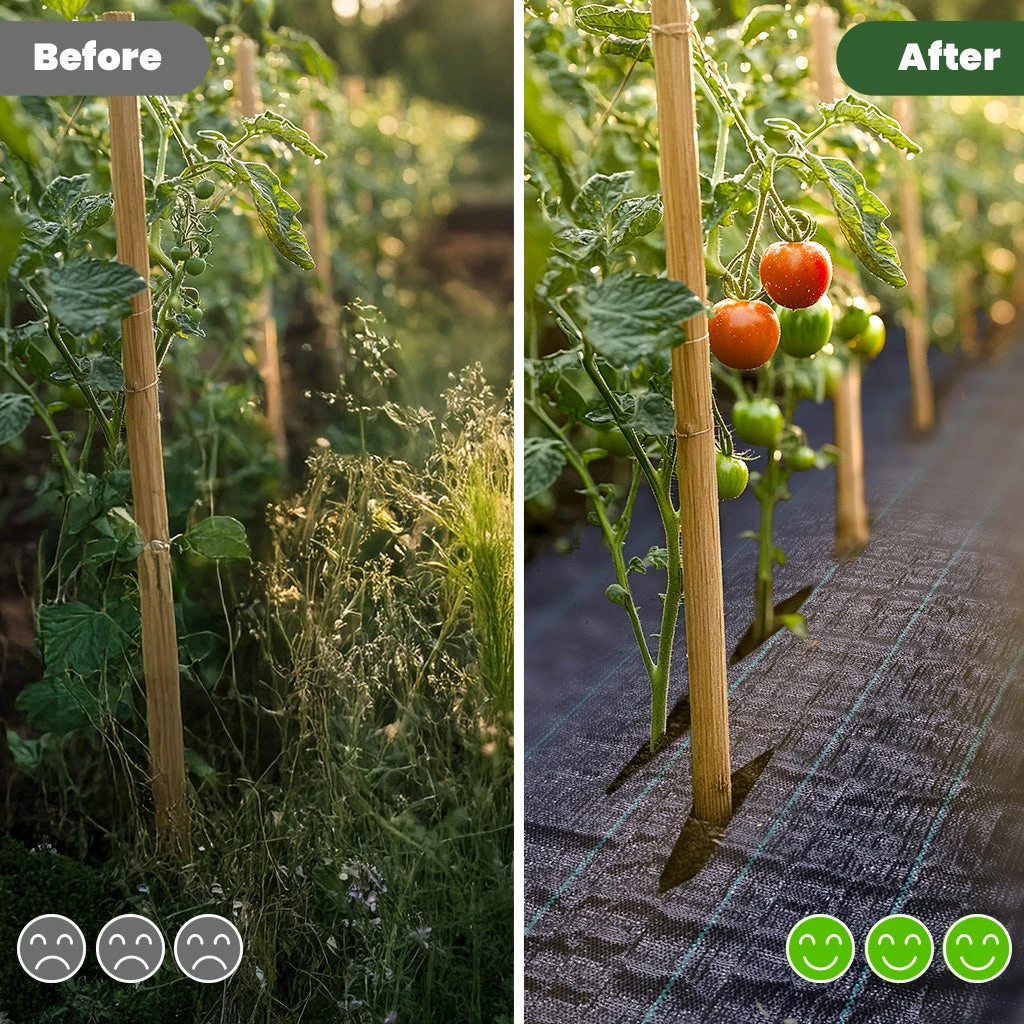 Toile De Paillage Contre Les Mauvaises Herbes 50Mx1M Avec 100 Piquets Anti-UV 100g/m2(Toile De Paillage Contre Les Mauvaises Herbes 50mx1m Avec 100 Piquets Anti Uv 100g M2) 6 Toile De Paillage Contre Les Mauvaises Herbes 50Mx1M Avec 100 Piquets Anti-UV 100g/m2(Toile De Paillage Contre Les Mauvaises Herbes 50mx1m Avec 100 Piquets Anti Uv 100g M2) – Image 6