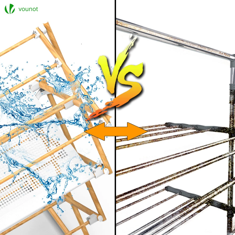 Sechoir A Linge Pliant Style Bois(Sechoir A Linge Pliant Style Bois) 6 Sechoir A Linge Pliant Style Bois(Sechoir A Linge Pliant Style Bois) – Image 6