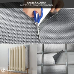 Isolant Thermique A Bulle Double Couche Aluminium Radiateur Reflecteur 0.6x20m(Isolant Thermique A Bulle Double Couche Aluminium Radiateur Reflecteur 0 6x20m 1) -Boutique Vounot 6 1c21a3db 3d6e 452c 80d3 468285130aaf