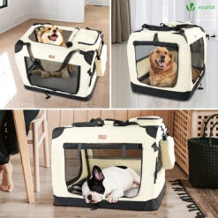 Sac Transport Pliable Chien Chat Caisse Cage Portable 70x52x52cm Beige(Sac Transport Pliable Chien Chat Caisse Cage Portable 70x52x52cm Beige) 12 Sac Transport Pliable Chien Chat Caisse Cage Portable 70x52x52cm Beige(Sac Transport Pliable Chien Chat Caisse Cage Portable 70x52x52cm Beige) -Boutique Vounot 6 32c3c600 913f 4bc5 a833 92491d661a52