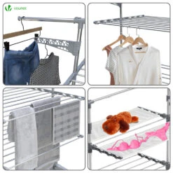 Sechoir A Linge Etendoir Ailes Pliables 4 Niveaux Avec Maille(Sechoir A Linge Etendoir Ailes Pliables 4 Niveaux Avec Maille) -Boutique Vounot 6 434ae9ea 25c0 4950 b7b7 cd0ebf1fd6c4