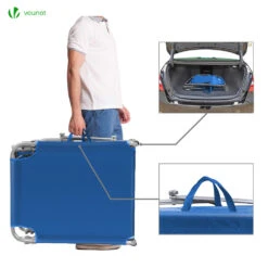 Transat Pare Soleil Lot De 2 Pcs Bleu(Transat Pare Soleil Lot De 2 Pcs Bleu) -Boutique Vounot 6 47ed72a3 8d86 42d7 a35f a57bbd0982a5