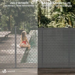 Brise Vue Occultant En HDPE 150g/m² 1x20m Avec Attaches De Fixation Gris(Brise Vue Occultant En Hdpe 150g M 1x20m Avec Attaches De Fixation Gris) -Boutique Vounot 6 4c8a8720 af9e 439e b7c6 e1974ebc7773