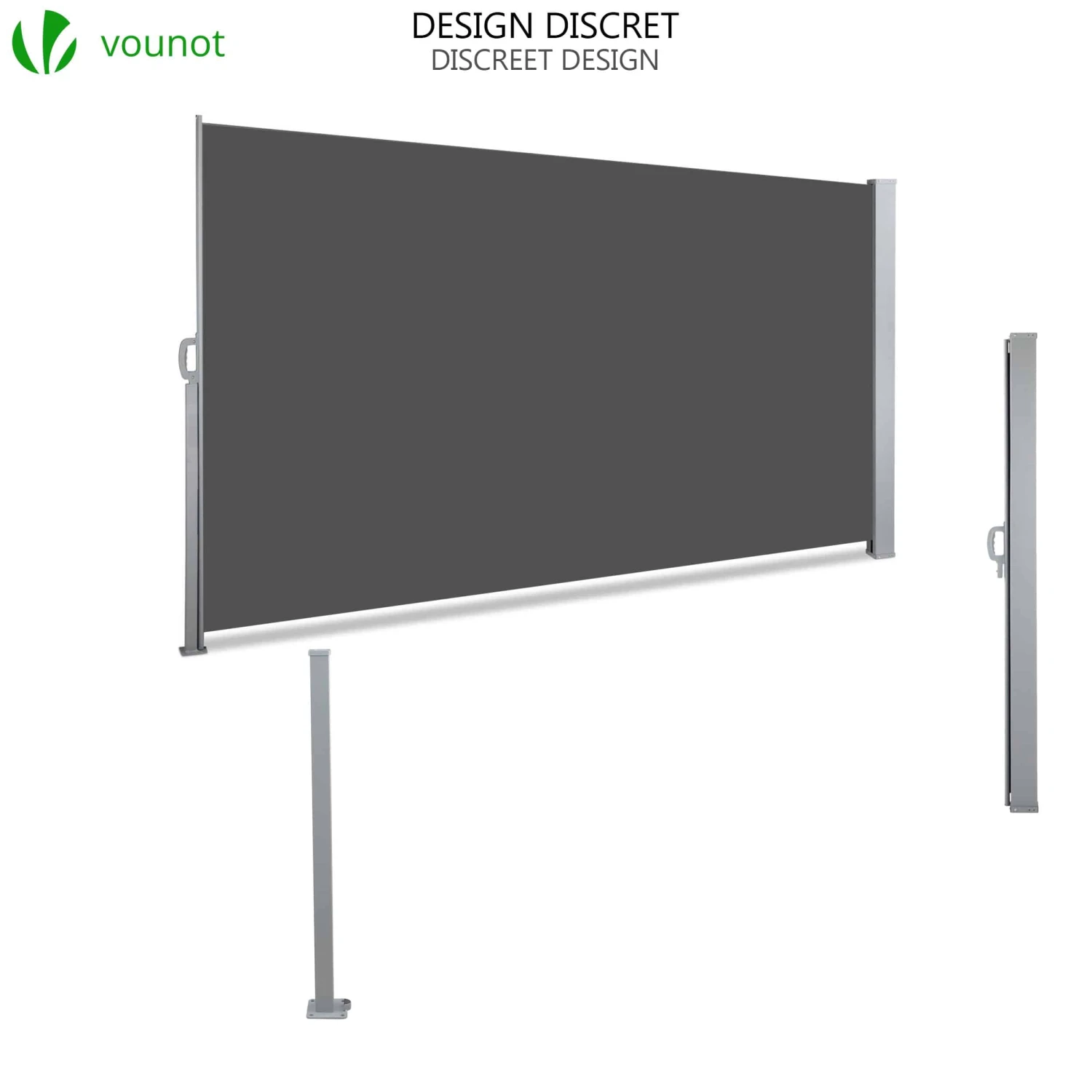 Paravent Retractable Avec Housse De Protection 180x300cm Gris(Paravent Retractable Avec Housse De Protection 180x300cm Gris) 6 Paravent Retractable Avec Housse De Protection 180x300cm Gris(Paravent Retractable Avec Housse De Protection 180x300cm Gris) – Image 6