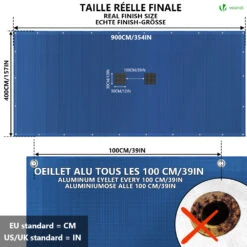 Bache Piscine Rectangulaire Double Couche En Polyethylene 160 Gr/m2 Avec Filet Ecoulement 4x9m Bleue(Bache Piscine Rectangulaire Double Couche En Polyethylene 160 Gr M2 Avec Filet Ecoulement 4x9m Bleue 1) -Boutique Vounot 6 726d4e11 5ebc 4cdd b77d 914494d3cf47