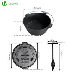 Cocotte En Fonte Dutch Oven 4.25L(Cocotte En Fonte Dutch Oven 4 25l) -Boutique Vounot 6 7dacd916 f7bf 40f6 876f 14fe98ccef1d