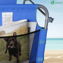 Transat Pare Soleil Textilene Et Range Magazine Lot De 2 Pcs Bleu(Transat Pare Soleil Textilene Et Range Magazine Lot De 2 Pcs Bleu) -Boutique Vounot 6 7e125ea2 b9a3 47c9 983c 87691358f9ea