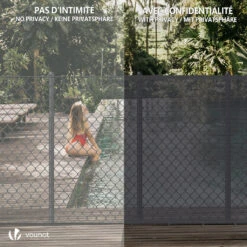 Brise Vue Occultant En HDPE 90g/m² 1.5x10m Avec Attaches De Fixation Anthracite(Brise Vue Occultant En Hdpe 90g M 1 5x10m Avec Attaches De Fixation Anthracite 1) -Boutique Vounot 6 83a45e52 1c28 4af1 a966 0acd7006f219