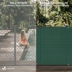 Brise Vue Occultant En HDPE 230g/m² 1x20m Avec Attaches De Fixation Vert(Brise Vue Occultant En Hdpe 230g M 1x20m Avec Attaches De Fixation Vert) -Boutique Vounot 6 87002d8f 045f 4972 b2ed 78f4edde0bdf