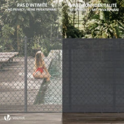 Brise Vue Occultant En HDPE 150g/m² 1.5x10m Avec Attaches De Fixation Anthracite(Brise Vue Occultant En Hdpe 150g M 1 5x10m Avec Attaches De Fixation Anthracite 1) -Boutique Vounot 6 9b1cc04d af1a 4eae 8937 ddd209e18b23