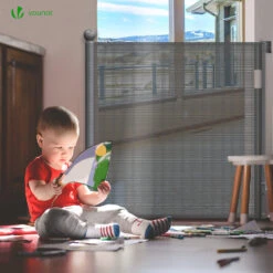 Barriere De Securite Retractable HAUTE 180x96cm Gris(Barriere De Securite Retractable Haute 180x96cm Gris) -Boutique Vounot 6 aff3b203 3147 4ccd 968a f89f6c439e82