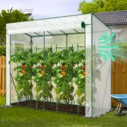 Serre De Jardin Serre Tomates Avec Porte Et Fenetres Moustiquaire Bache PE Renforcee 135g/m2 200x77x170cm Blanc(Serre De Jardin Serre Tomates Avec Porte Et Fenetres Moustiquaire Bache Pe Renforcee 135g M2 200x77x170cm Blanc) -Boutique Vounot 6 b3ea809d 07b0 4b69 96d5 8d3970235b12