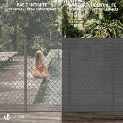 Brise Vue Occultant En HDPE 150g/m² 1.5x10m Avec Attaches De Fixation Gris(Brise Vue Occultant En Hdpe 150g M 1 5x10m Avec Attaches De Fixation Gris) 12 Brise Vue Occultant En HDPE 150g/m² 1.5x10m Avec Attaches De Fixation Gris(Brise Vue Occultant En Hdpe 150g M 1 5x10m Avec Attaches De Fixation Gris) -Boutique Vounot 6 c2bc86d5 3d4d 4663 a6d1 d21d1180800f