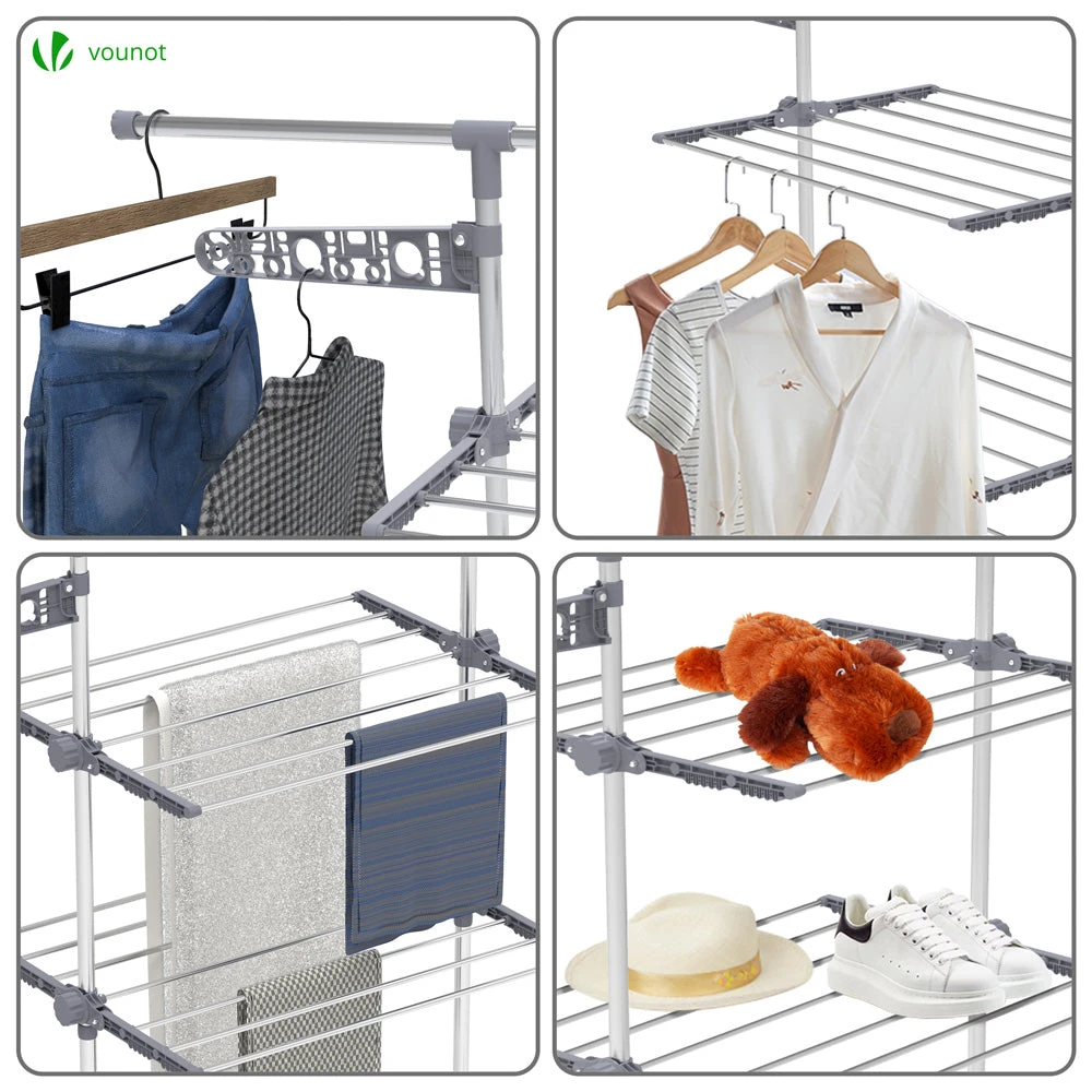 Sechoir A Linge Inox Etendoir Robuste Ailes Pliables 3 Niveaux(Sechoir A Linge Inox Etendoir Robuste Ailes Pliables 3 Niveaux) 6 Sechoir A Linge Inox Etendoir Robuste Ailes Pliables 3 Niveaux(Sechoir A Linge Inox Etendoir Robuste Ailes Pliables 3 Niveaux) – Image 6