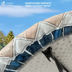 Nappe De Table Ronde En PVC Tissu Non-tissé Style Ceramique(Nappe De Table Ronde En Pvc Tissu Non Tisse Style Ceramique) -Boutique Vounot 6 d02fdde6 ca49 4b21 ba15 c9de3df35a1a