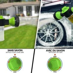 Tuyau D’Arrosage Extensible 30m Avec Récipient Savon Et Accessoires Vert(Tuyau D Arrosage Extensible 30m Avec Recipient Savon Et Accessoires Vert) 12 Tuyau D’Arrosage Extensible 30m Avec Récipient Savon Et Accessoires Vert(Tuyau D Arrosage Extensible 30m Avec Recipient Savon Et Accessoires Vert) -Boutique Vounot 6 d70c5210 a485 495d b80e 7bb87b7f83ba