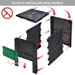Composteur De Jardin 300L Qualité Supérieure Pour Jardin Déchets(Composteur De Jardin 300l Qualite Superieure Pour Jardin Dechets) -Boutique Vounot 6 f73c1cb2 5540 45bb bddc 86d9fab51e91