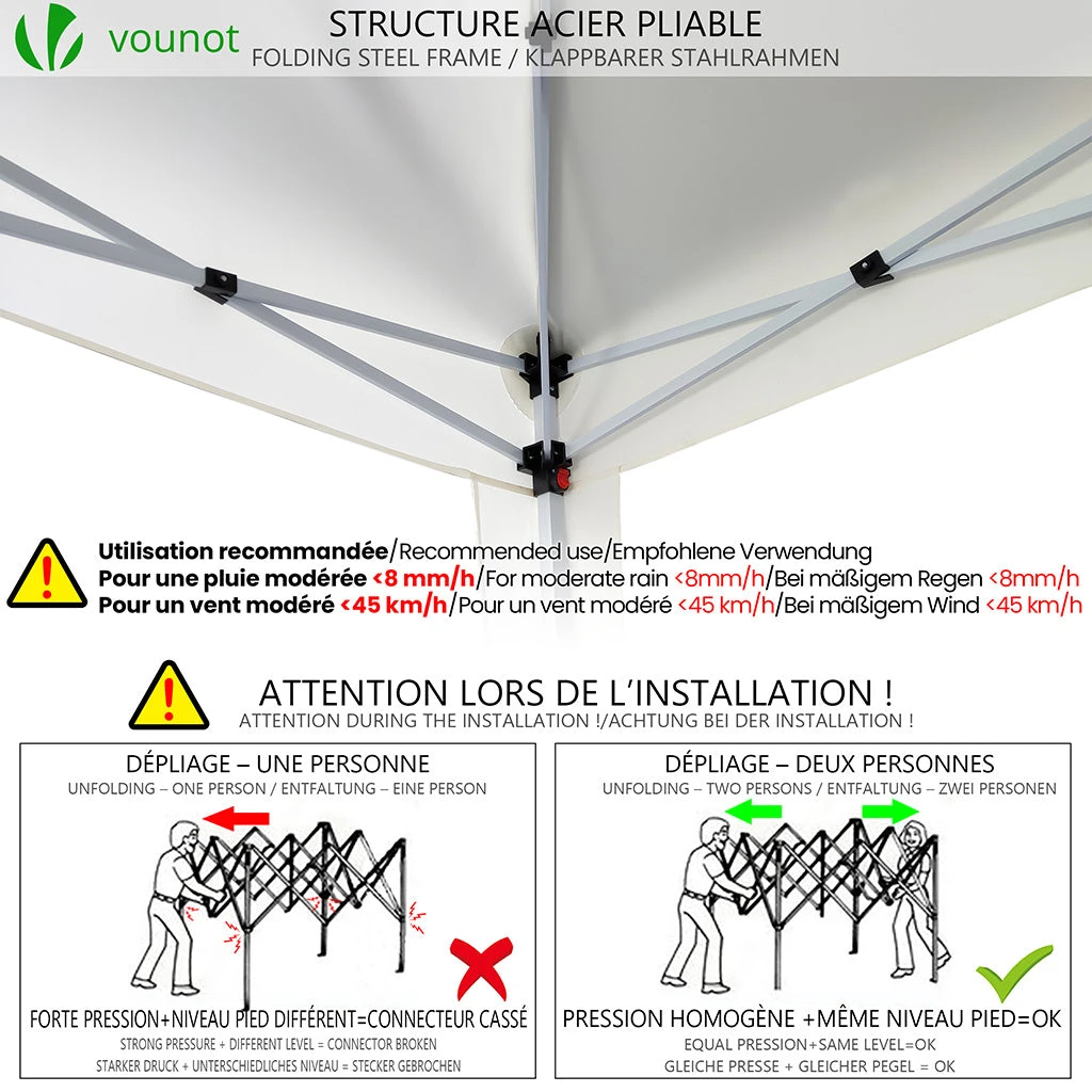Tonnelle De Jardin 3x3m Pliable Blanche Avec Sac De Transport(Tonnelle De Jardin 3x3m Pliable Blanche Avec Sac De Transport) 7 Tonnelle De Jardin 3x3m Pliable Blanche Avec Sac De Transport(Tonnelle De Jardin 3x3m Pliable Blanche Avec Sac De Transport) – Image 7