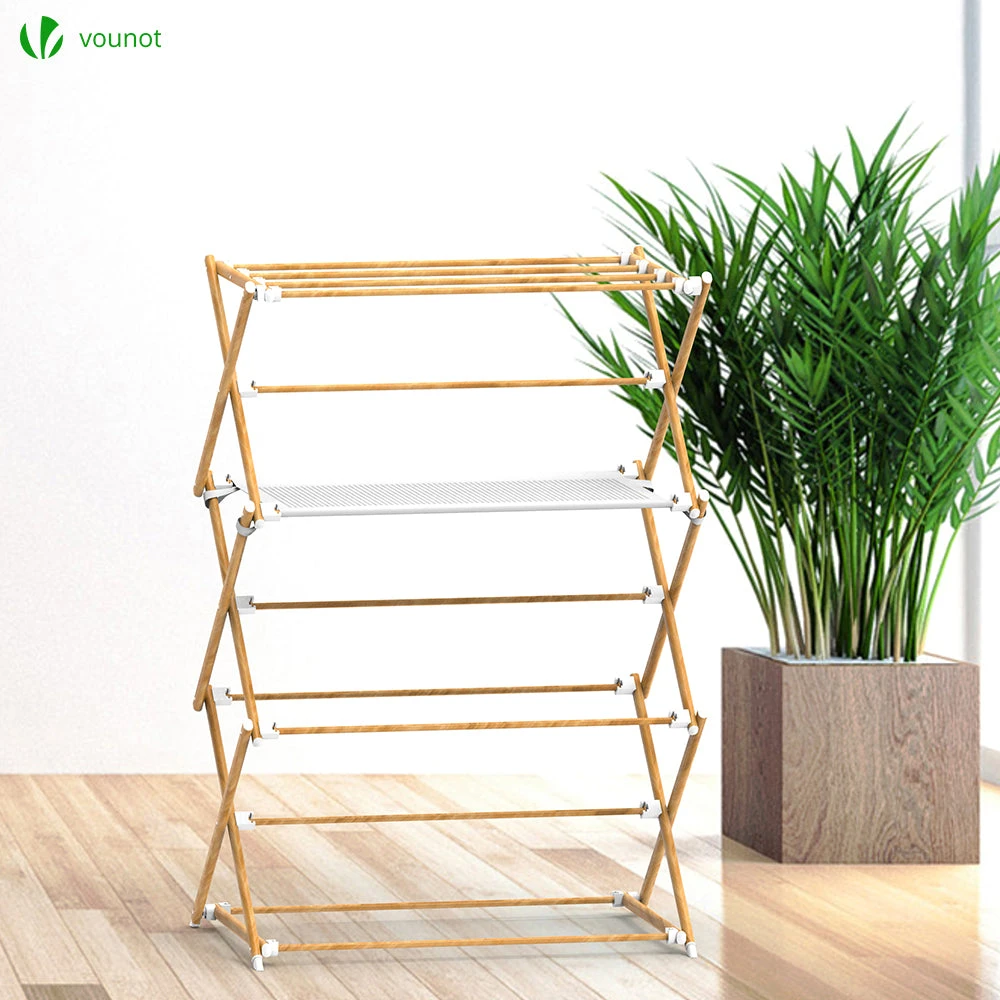 Sechoir A Linge Pliant Style Bois(Sechoir A Linge Pliant Style Bois) 7 Sechoir A Linge Pliant Style Bois(Sechoir A Linge Pliant Style Bois) – Image 7