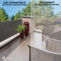 Brise Vue Occultant En HDPE 90g/m² 1x20m Avec Attaches De Fixation Anthracite(Brise Vue Occultant En Hdpe 90g M 1x20m Avec Attaches De Fixation Anthracite) 13 Brise Vue Occultant En HDPE 90g/m² 1x20m Avec Attaches De Fixation Anthracite(Brise Vue Occultant En Hdpe 90g M 1x20m Avec Attaches De Fixation Anthracite) -Boutique Vounot 7 58d313f5 19d6 4079 ae89 06c877e4c7bf