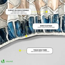 Nappe De Table Rectangulaire En PVC Tissu Non-tissé Style Ceramique(Nappe De Table Rectangulaire En Pvc Tissu Non Tisse Style Ceramique) 13 Nappe De Table Rectangulaire En PVC Tissu Non-tissé Style Ceramique(Nappe De Table Rectangulaire En Pvc Tissu Non Tisse Style Ceramique) -Boutique Vounot 7 5e03935a bf81 47ba 8130 48a307bae678