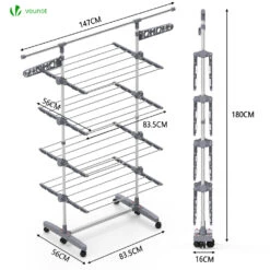 Sechoir A Linge Inox Etendoir Robuste Ailes Pliables 4 Niveaux(Sechoir A Linge Inox Etendoir Robuste Ailes Pliables 4 Niveaux) 13 Sechoir A Linge Inox Etendoir Robuste Ailes Pliables 4 Niveaux(Sechoir A Linge Inox Etendoir Robuste Ailes Pliables 4 Niveaux) -Boutique Vounot 7 69663430 6c2d 4b8f 88d0 eca6f44b7c49