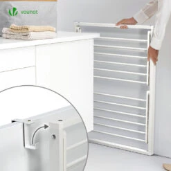 Étendoir à Linge Mural Suspendu Pliable Blanc(Etendoir A Linge Mural Suspendu Pliable Blanc) -Boutique Vounot 7 865272eb 3d7d 43b6 ab20 8226f582279d