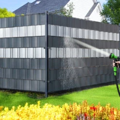 Brise Vue Occultant PVC 450g/m2 19cm X 140m Anthracite(Brise Vue Occultant Pvc 450g M2 19cm X 140m Anthracite) -Boutique Vounot 7 8815b404 d96d 45ef bb9f 5f04c6ea41f3