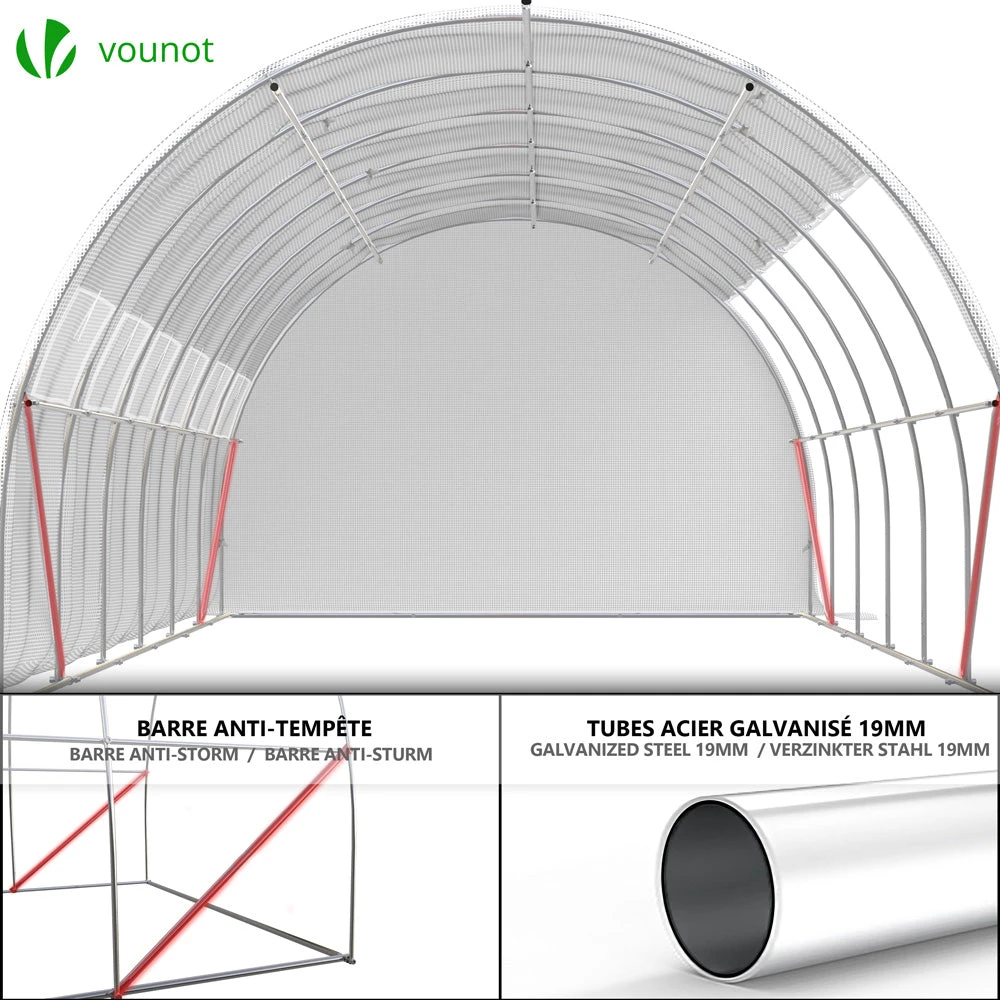 Serre De Jardin Toute Saison 18m2 Avec Portes Laterales(Serre De Jardin Toute Saison 18m2 Avec Portes Laterales) 7 Serre De Jardin Toute Saison 18m2 Avec Portes Laterales(Serre De Jardin Toute Saison 18m2 Avec Portes Laterales) – Image 7
