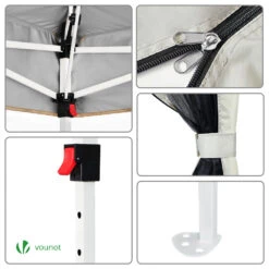 Tonnelle De Jardin Exterieure Pliable Avec Moustiquaire 3.6x3.6m Beige(Tonnelle De Jardin Exterieure Pliable Avec Moustiquaire 3 6x3 6m Beige) -Boutique Vounot 7 e79e57a8 6a4f 472b 9ab5 6534a1df2bdd