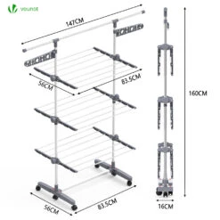 Sechoir A Linge Inox Etendoir Robuste Ailes Pliables 3 Niveaux(Sechoir A Linge Inox Etendoir Robuste Ailes Pliables 3 Niveaux) 13 Sechoir A Linge Inox Etendoir Robuste Ailes Pliables 3 Niveaux(Sechoir A Linge Inox Etendoir Robuste Ailes Pliables 3 Niveaux) -Boutique Vounot 7 e951c149 3eec 440f a7d1 e00f5191a490