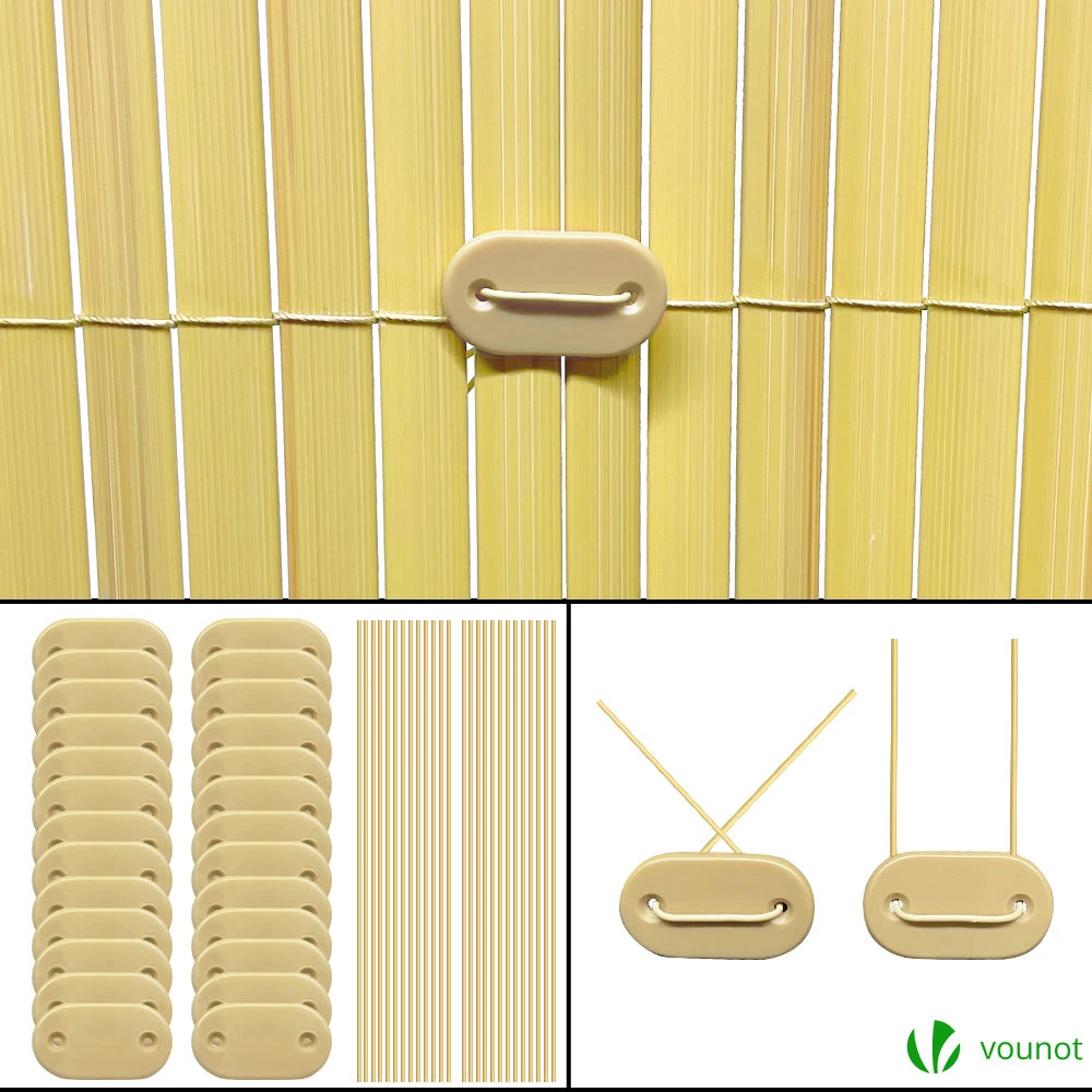 Canisse PVC Brise Vue Ultra Renforce Avec Attaches De Fixation 80x300cm Beige(Canisse Pvc Brise Vue Ultra Renforce Avec Attaches De Fixation 80x300cm Beige) 7 Canisse PVC Brise Vue Ultra Renforce Avec Attaches De Fixation 80x300cm Beige(Canisse Pvc Brise Vue Ultra Renforce Avec Attaches De Fixation 80x300cm Beige) – Image 7