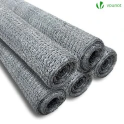 Grillage A Poule Avec Fils 25mm En Acier Galvanise 1x25M(Grillage A Poule Avec Fils 25mm En Acier Galvanise 1x25m) -Boutique Vounot ACIER 7 8f730f2b 805f 4662 a5db 878860d337cf