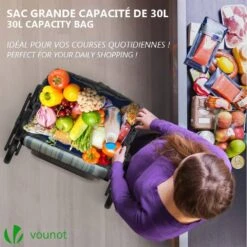 Chariot De Courses Pliable Monte Escalier Bleu(Chariot De Courses Pliable Monte Escalier Bleu) -Boutique Vounot Chariot de courses bleu 3 2a42ed77 1268 4f17 989f 911478b09889