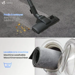 Tapis De Salon Poils Ras Doux Antiderapant 240x340cm Uni Gris(Tapis De Salon Poils Ras Doux Antiderapant 240x340cm Uni Gris) -Boutique Vounot Listing05 2893af3f 71d1 4b3c aed9 547bf0a4ccb2 4