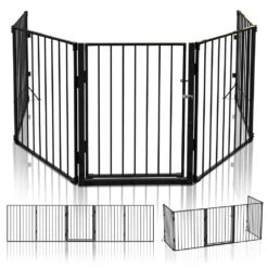 Barriere De Securite 3M 5 Panneaux Noire(Barriere De Securite 3m 5 Panneaux Noire)