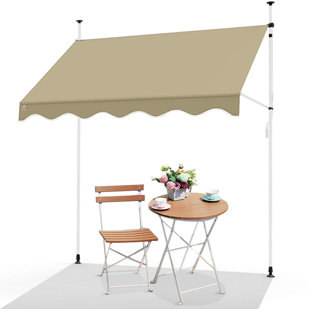 Auvent Retractable Manuel Sans Percage 250cm Beige(Auvent Retractable Manuel Sans Percage 250cm Beige) 1 Auvent Retractable Manuel Sans Percage 250cm Beige(Auvent Retractable Manuel Sans Percage 250cm Beige)