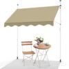 Auvent Retractable Manuel Sans Percage 200cm Beige(Auvent Retractable Manuel Sans Percage 200cm Beige)
