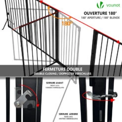 Barriere De Securite 3M 5 Panneaux Noire(Barriere De Securite 3m 5 Panneaux Noire) -Boutique Vounot PT03 f533dfc4 b907 47fd b01e 68703292d044