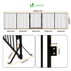 Barriere De Securite 3M 5 Panneaux Noire(Barriere De Securite 3m 5 Panneaux Noire) -Boutique Vounot PT05 1f6621e0 a037 463e b5c4 73e0bcdf2e2b