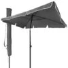 Parasol Rectangulaire 2x1.25m Avec Housse De Protection Gris(Parasol Rectangulaire 2x1 25m Avec Housse De Protection Gris)