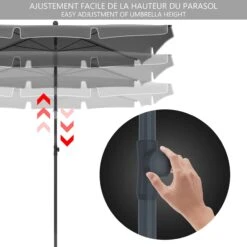 Parasol Rectangulaire 2x1.25m Avec Housse De Protection Gris(Parasol Rectangulaire 2x1 25m Avec Housse De Protection Gris) 9 Parasol Rectangulaire 2x1.25m Avec Housse De Protection Gris(Parasol Rectangulaire 2x1 25m Avec Housse De Protection Gris) -Boutique Vounot Parasolrectangulaire 3 dc8c42d4 47e0 4549 9426 8dfbe0ec8d6f