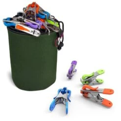 Pince A Linge Lot 40 Pcs INOX Avec Sac De Rangement(Pince A Linge Lot 40 Pcs Inox Avec Sac De Rangement) -Boutique Vounot Pegswithhooks24 cbfef80c 6274 4c7b a922 24f969fc0b4b