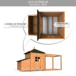 Grand Poulailler En Bois Avec Pondoir Et Perchoir(Grand Poulailler En Bois Avec Pondoir Et Perchoir) -Boutique Vounot PoulaillerenBoisLarge 5 be30e492 d47d 4939 8680 3a43ee6568fc