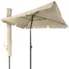 Parasol Rectangulaire 2x1.25m Avec Housse De Protection Beige(Parasol Rectangulaire 2x1 25m Avec Housse De Protection Beige)
